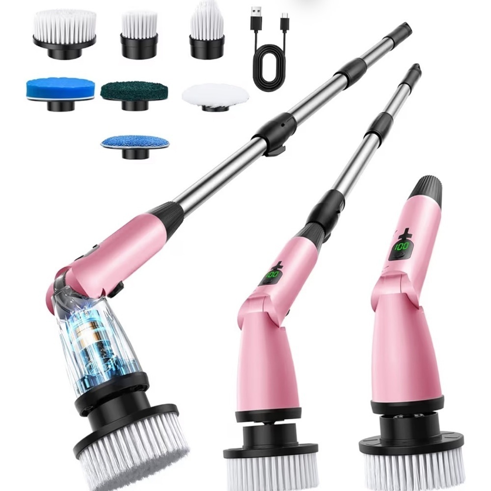 MAILLUCK 11 in 1 Electric Spin Scrubber Cordless Cleaning Brush